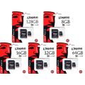 Kingston Class 10-micro SD HC 2GB 4GB 8GB 16GB 32GB 64GB 128GB Memory Card TF Card. 