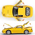 1:32 Mazda RX7 Alloy Sports Car Model Diecasts Metal Toy Vehicles Car Model Sound and Light Simulation Collection Children's Gift. 