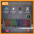 Fantech MK855 MAXFIT108 RGB 108 Keys Detachable Wired Mechanical Gaming Keyboard - Blue / Red Switch. 