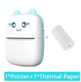 Mini Portable Thermal Printer - Includes Paper Roll for On-the-Go Printing. 