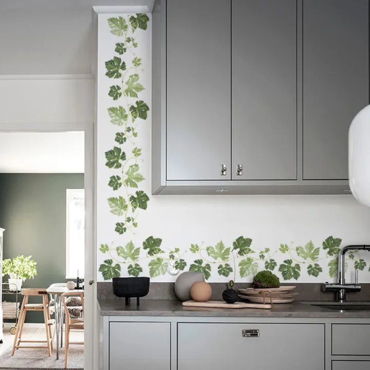 Green%20Leaf%20Vine%20Baseboard%20Wall%20Stickers%20Bedroom%20Living%20Room%20Corner%20Decoration%20Art%20Mural%20Home%20Decor%20-%20Image%204