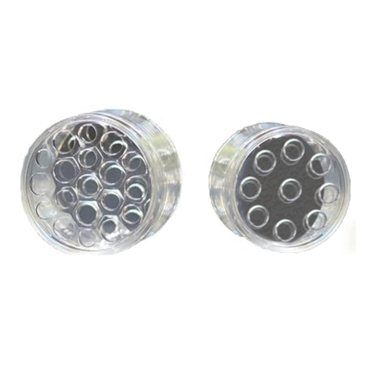 2 Piece Spiral Ikebana Stem Holder, Transparent Plastic Bloom Shaper for Flowers Spiral Stem Holder for Vase