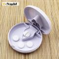 【BestGO】Layer Pill Medicine Crusher Grinder Splitter Tablet Divider Cutter Storage Box. 