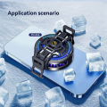 P5 Universal Mobile Phone Cooler Back Clip Adjustable Elastic Back Clip Compatible with Various Magnetic Heat Sink. 