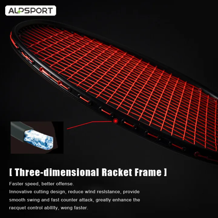 ALP%20XHP%202Pcs%20carbon%20fiber%206U%2072g%2030LBS%20badminton%20racket%20professional%20badminton%20racket%20offensive%20and%20defensive%20single%20channel%20racket%20-%20Image%203