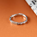 Autumn and Winter Accessories 925 Sterling Silver lucky Lucky Ring Minority Simple Personality High Sense All Match Index Finger Single Ring Female. 