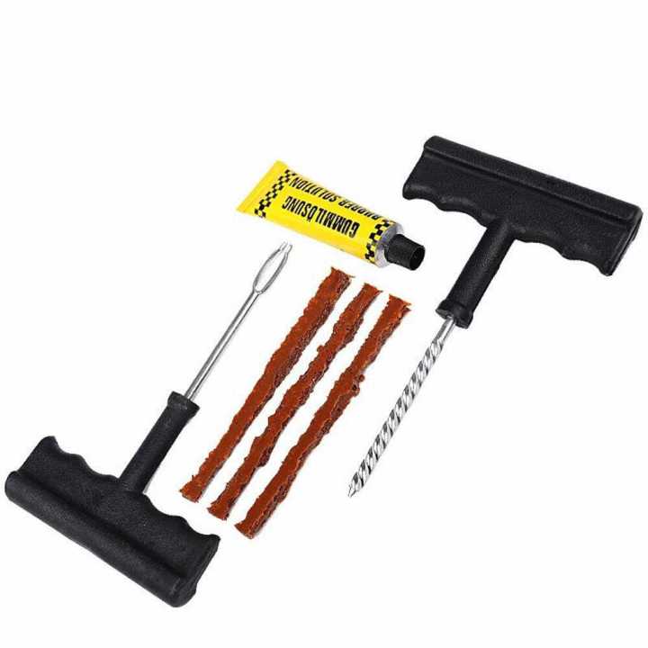 6Pcs/ Set Professional Auto Car Tire Repair Kit Car Bike Auto