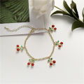 Korean Style Small Cherry Bracelet For Girls Women Simple Design Sense Jewellery Gift. 
