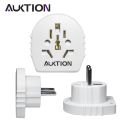 New AUKTION Universal European Plug Adapter 16A 250V AC Travel Charger Wall Power Plug Socket Converter Adapter for Home Office. 