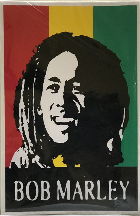 qty 1 Bob marley ,High quality  Bike, car and any type vehicle sticker 