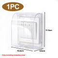Bathroom Outdoor Socket Waterproof Box Protection Socket Switch Protective Cover Electric Plug Rainproof Cover. 