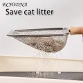 1pc Cat Litter Shovel Wooden Handle Reusable Hollow Mesh Design Multifunctional Pet Poops Cleaning Tool. 
