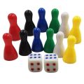 【LuxeGlow】Pack of 12 Pawn Chess Pieces for Board Games, Component,Board Game Supplies. 