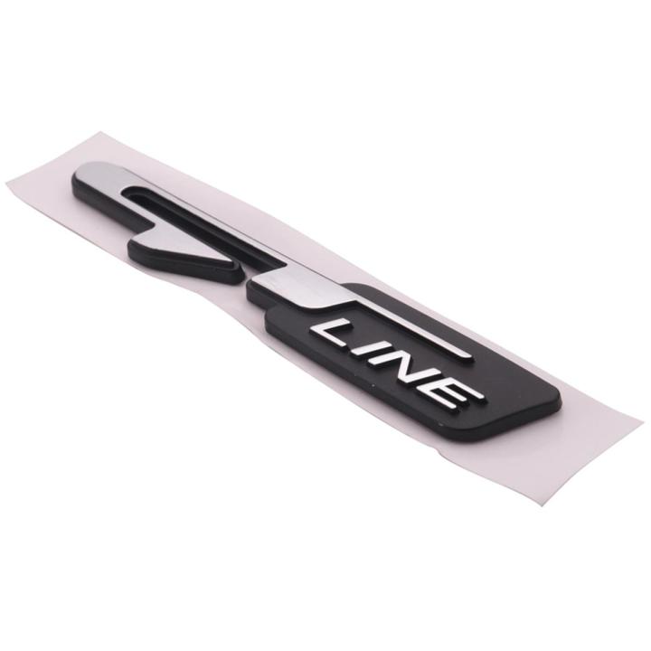 Gt Line Sticker 4X Cool 3D Car Style Sticker Gt Line Letters Sticker for Kia Rear Trunk ...