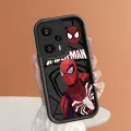 Tubes For Xiaomi Redmi 11T + Pro 4G Note 12 Turbo 5G Spider-Man Phone Soft Head Panel Square Screen Silicone Fully Wrapped Shockproof Rubber Case Camera. 