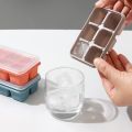 3 Pack Ice Cube Trays, Easy Release Silicone Ice Molds with Removable Lids, Perfect for Chilled Drinks, Freezer, Baby Food, Whiskey and Cocktail. 