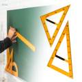 2x Large Mathematics Teaching Ruler with Detachable Handle Triangle Rulers. 