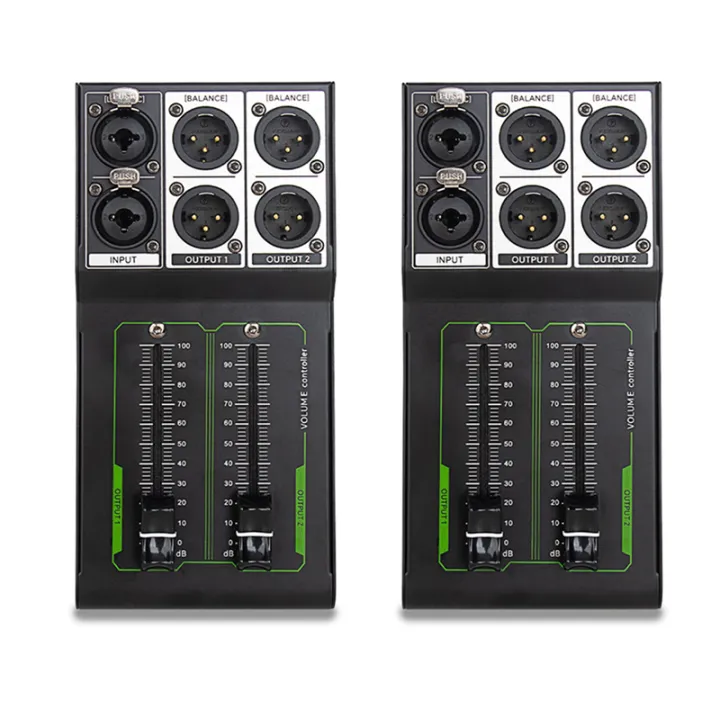 2X Passive Volume Controller No Noise Input and Output Sound Quality ...