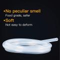 Silicone Tubing, 5mm ID x 7mm OD 5ft(1.5m) Silicone Rubber Tube Air Hose Pipe for Pump Transfer Clear. 