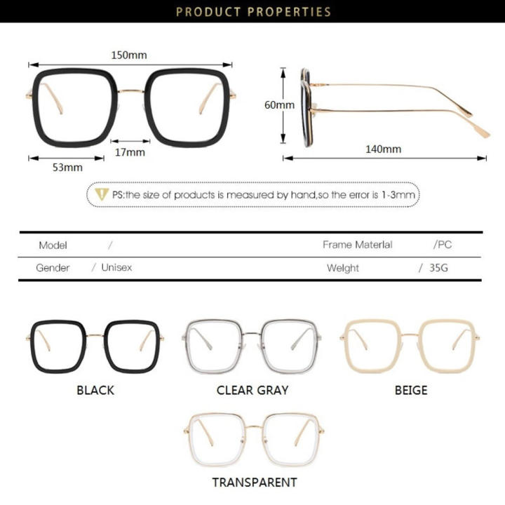 Unisex%20style%20Oversized%20sunglasses%20Sleek%20Lightweight%20frame%20Flat%20mirror%20lens%20Square%20frame%20glasses%20Fashionable%20design%20UV400%20protection%20Anti-blue%20light%20eyeglasses%20for%20Daily%20wear%20Office%20use%20Gaming%20Outdoor%20activities%20Protection%20against%20digital%20eye%20strain%20-%20Image%203