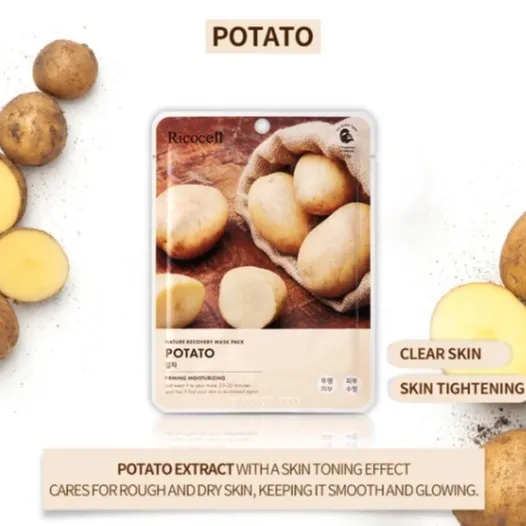 Ricocell%20Potato%20Essence%20Korean%20Facial%20Mask%20Sheet%201Pcs%20Moisture%20Face%20Mask%20Sheet%20Skin%20Care%20For%20Women%20&%20Men%20-%20Image%205