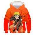 2023 New Naruto Hoodie Animation Kids 3D printed fashion sweatshirts Boys girls Kids pullovers street wear coats 3-14 years oldBasketball. 