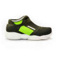 SPLENDOR KNITTED OLIVE GREEN CASUAL SHOES FORKIDS - ARROW. 