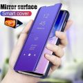 Honer X7b 4G Case Smart Mirror Leather Flip Cover For Honor X7b 4G HonorX7b X 7b X7 B CLK-LX1 6.8 Magnetic Book Stand Coque. 