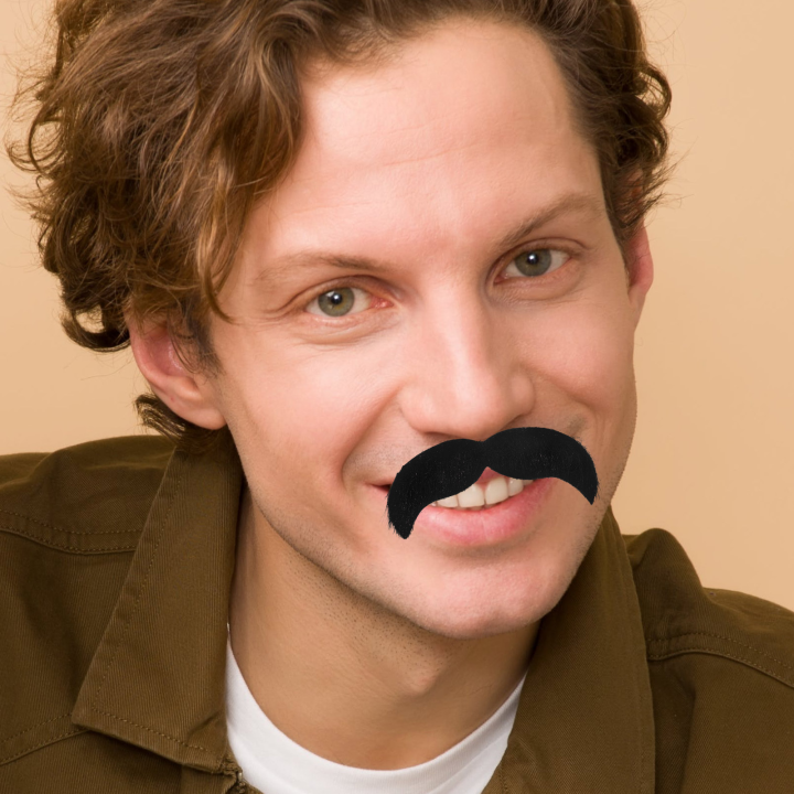 Beard Realistic Mustache For Masquerade Simulated Prom Black Cloth ...