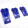 3Pcs Momo Style Blue Aluminum Non Slip Gas Brake Pedal Pad Covers. 