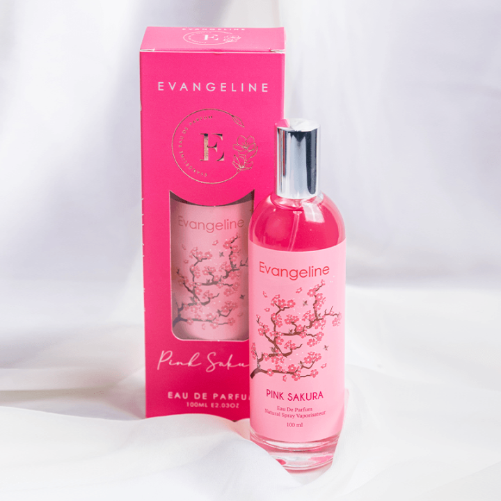 Evangeline Pink Sakura Eau De Toilette Natural Spray 100ml