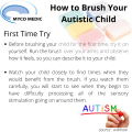 Sensory Therapy Brush for Autism ADHD ADD / Wilbarger Protocol. 