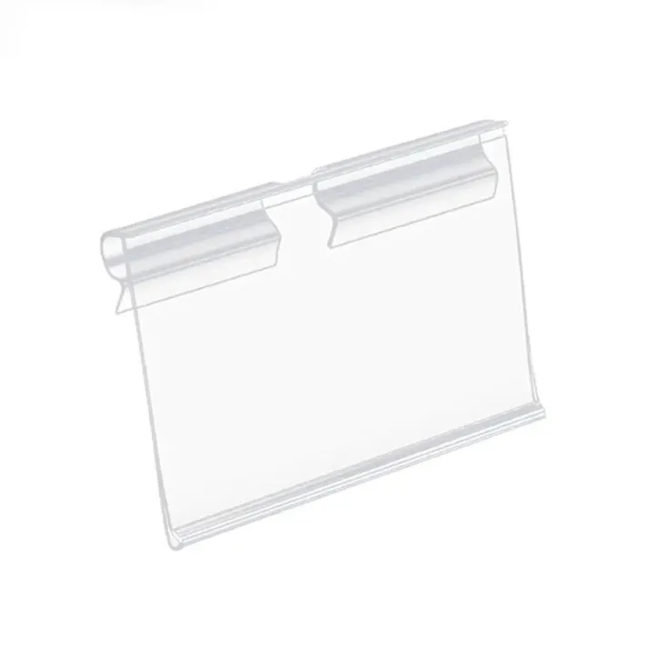 Practical Transparent Price Label Holders Price Tag PVC Plastic ...