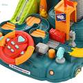 Toy Vehicles Playset 6 Settings for Funny Driving Wheel Interactive Educational Toys. 