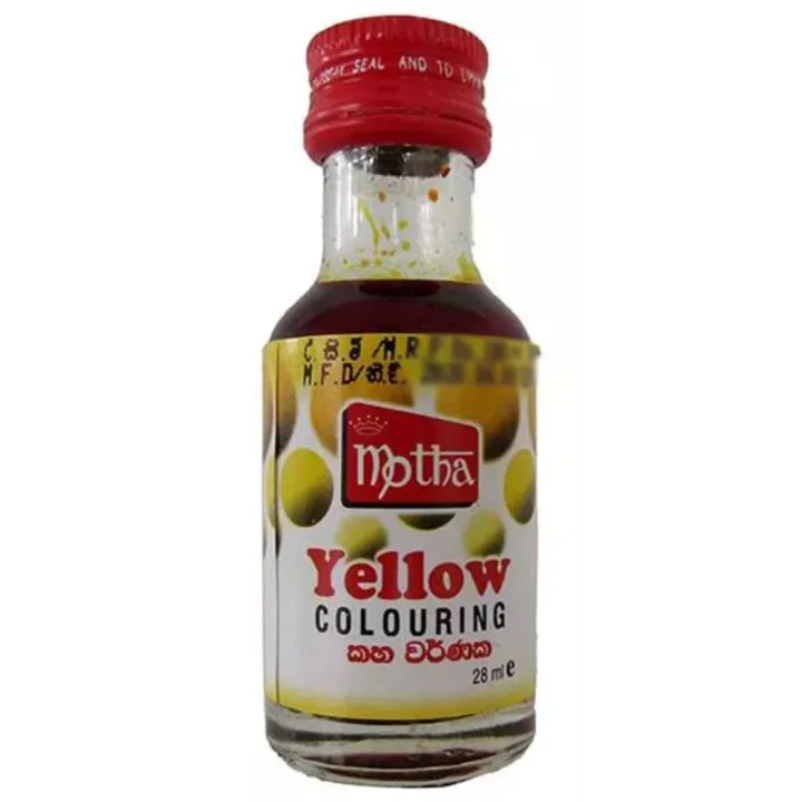 Delmege Motha Coloring - Lemon Yellow 28Ml