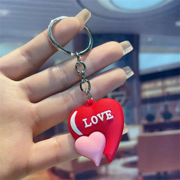 High-quality%20Keychain%20Mini%20Keychain%20Red%20Keychain%20Heart-shaped%20Keychain%20Cute%20Keychains%20Love%20Keyring%20-%20Image%209