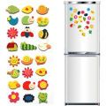 12Pcs Set Baby Kids Wooden Cartoon Animal Cute Fridge Magnet Eco Child Educational Toys Refrigerator Magnets Gift Ideas. 