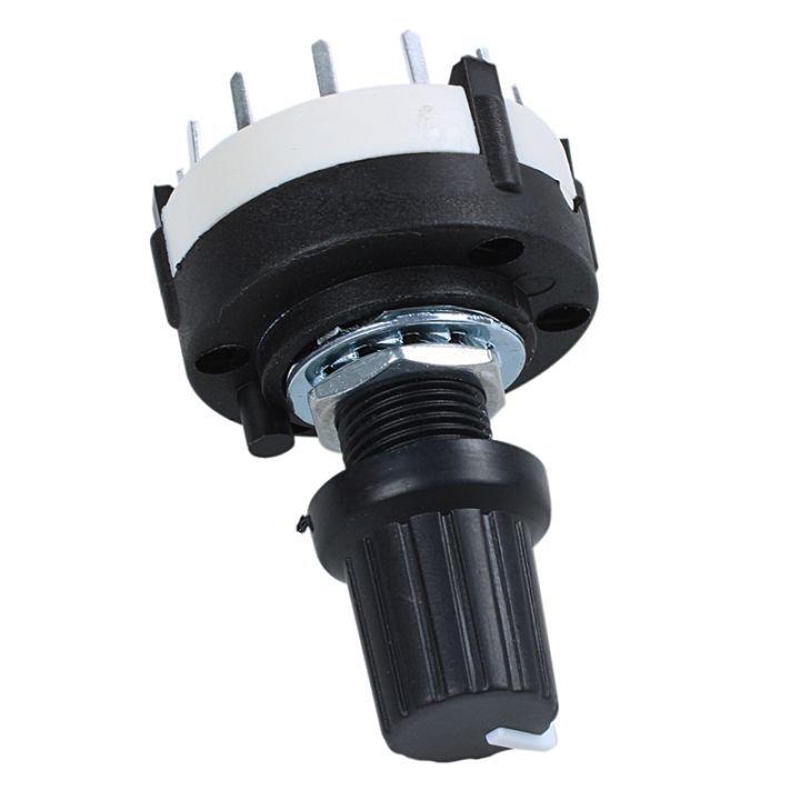 3P4T%203%20Pole%204%20Position%20Single%20Wafer%20Band%20Selector%20Rotary%20Switch%20w%20Knob%20-%20Image%203