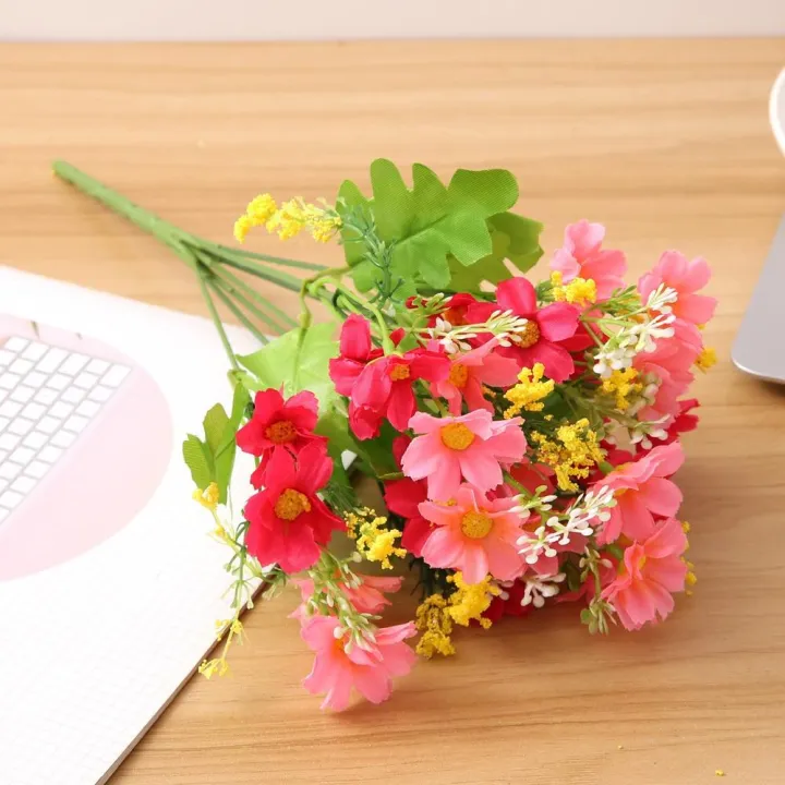 Cute%20Artificial%20Flowers%20Lifelike%20Silk%20Decorative%20Flower%20Silk%20Daisies%2028%20Heads%20One%20Bouquet%207%20Branch%20for%20Floral%20Arrangement%20DIY%20Flowers%20Table%20Decor%20Home%20Decor%20Wedding%20Decoration%20DIY%20Crafters%20Room%20Accent%20-%20Image%209