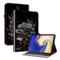(COD) Crystal Texture Painted Leather Smart Tablet Case For Samsung Galaxy Tab S4 10.5 SM-T830 SM-T835. 