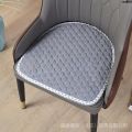 Horse Nail Art Plaid Hoof-Shaped Net Red Chair Hair Chair ～ Cushion Negotiation Seat ins Chair Sand Business Semi-round Chessboard Makeup ﹉. 