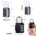 Medium 3 Digit Outdoor Waterproof Resettable Combination Number Padlock for Baggage Luggage Padlock School Locker Padlock Shed Cabinet Tool Box Garage Chain Gate Padlock Cage Weatherproof Digit Padlock Reset Number Lock. 