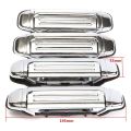 Car Chrome Door Handle Accessories for Mitsubishi Pajero 1992 1993 1994 1995 1996 1997. 