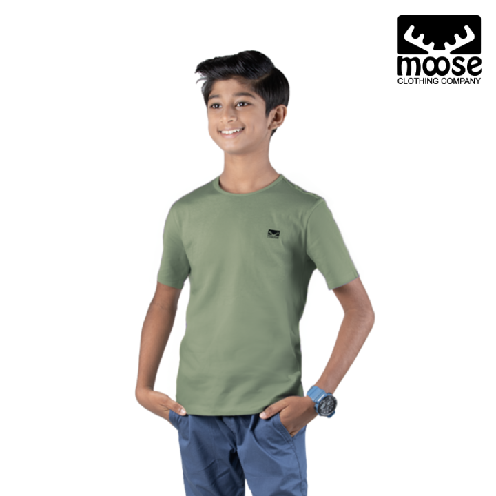 Moose Boys’ Crew Neck T-Shirt - Spray