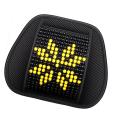 Wood Beads Car Chair Back Support Massage Cushion Mesh Relief Lumbar Brace Home Cushion Seat Chair Lumbar Back Support. 