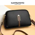MATEYOYO Women's Bag Fashion Shoulder Bag Cross-body Bag Messenger Bag PU Bag Dual Zipper Design Large Capacity Adjustable Shoulder Straps Inner Pocket Durable Anti Scratch. 