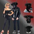 Funny Realistic Open Mouth Mover Cow Mask- Creepy Moving Bull Fursuit Animal Head Latex Masque Halloween Party Cosplay Costume. 