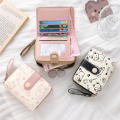 Printed Wallet Holder Girls Cute Purse Women'S Short Card Holder for Birthday Casual Gift Teenagers Fashion Personal. 
