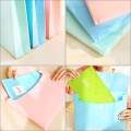 5Pcs Expanding File Folder Smile Pattern Letter A4 Paper Pockets Accordion Document Organizer With Closure. 