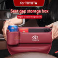 toyota Car Seat Gap Pocket Multifunctional Car Storage Box Universal Car Storage Box Accessories for C-HR CHR RAV4 Prado Auris Avensis Land Cruiser 200 Prado Revo Key Bag. 